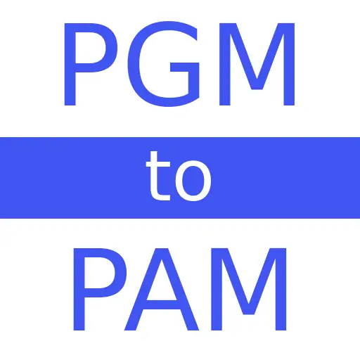 PGM to PAM