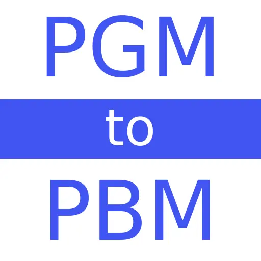 PGM to PBM
