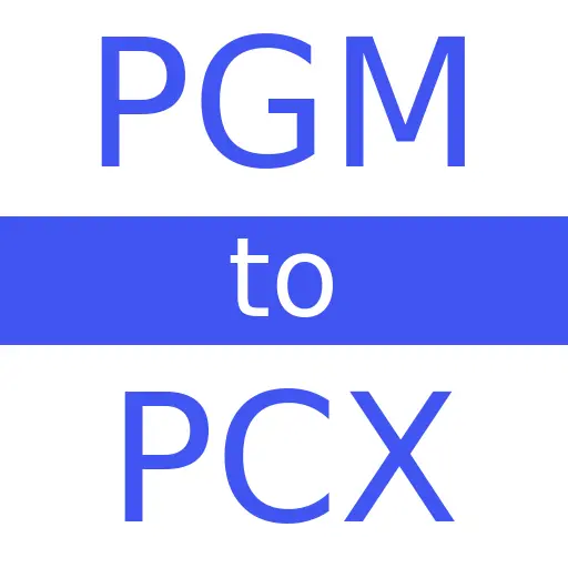PGM to PCX