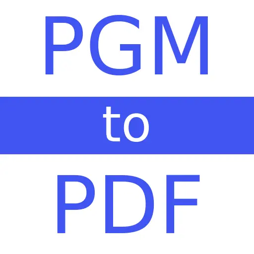 PGM to PDF