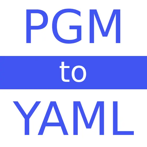 PGM to YAML