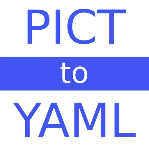 PICT to YAML