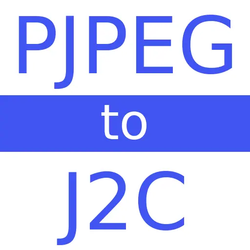PJPEG to J2C
