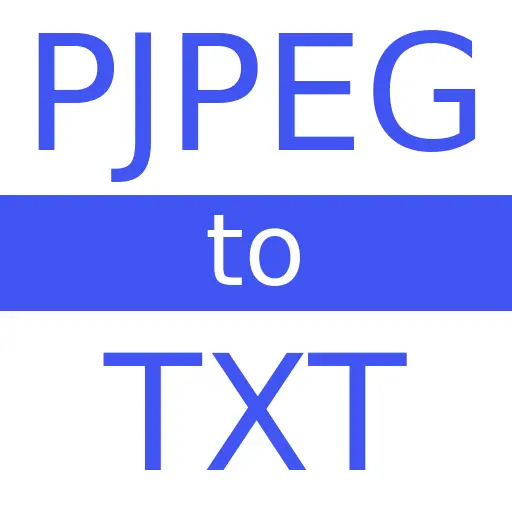 PJPEG to TXT