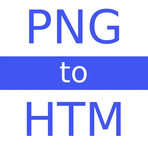 PNG to HTM
