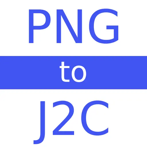 PNG to J2C
