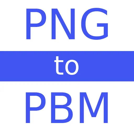 PNG to PBM