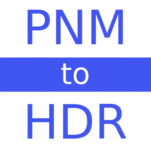 PNM to HDR