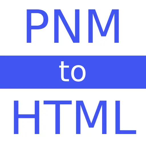 PNM to HTML