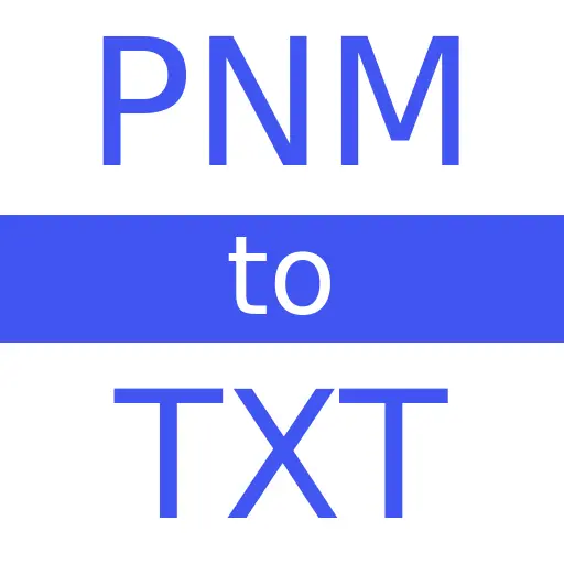 PNM to TXT