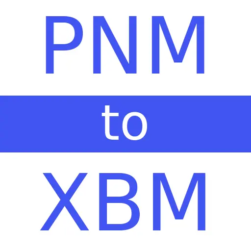 PNM to XBM