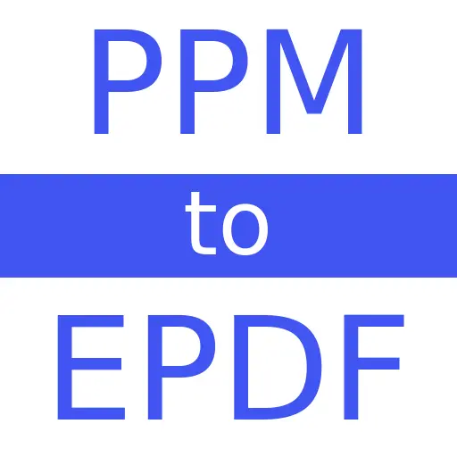 PPM to EPDF