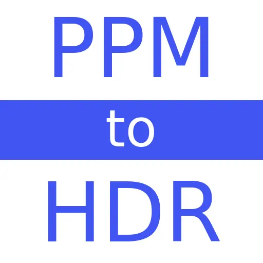 PPM to HDR