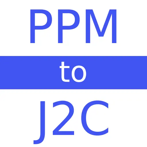 PPM to J2C