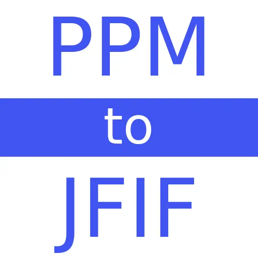 PPM to JFIF