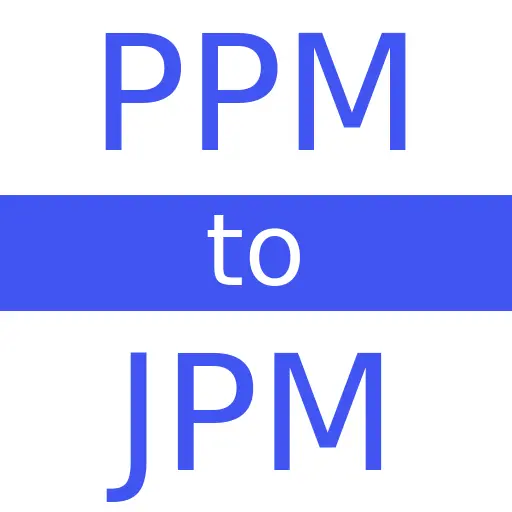 PPM to JPM