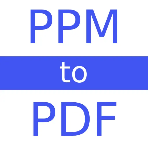 PPM to PDF