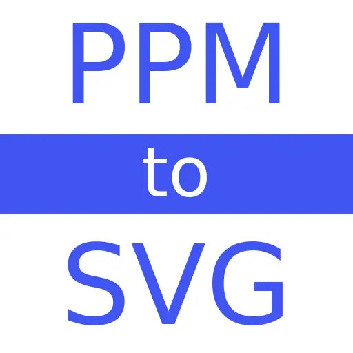 PPM to SVG