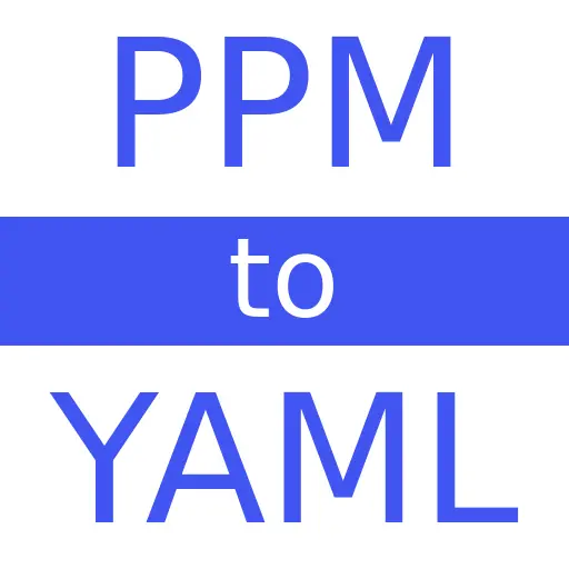 PPM to YAML
