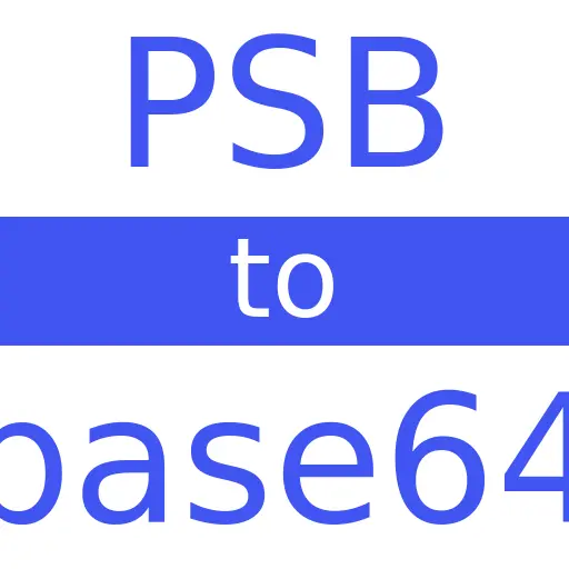 PSB to BASE64