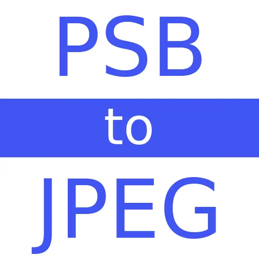 PSB to JPEG