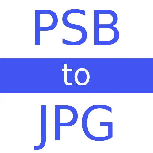 PSB to JPG