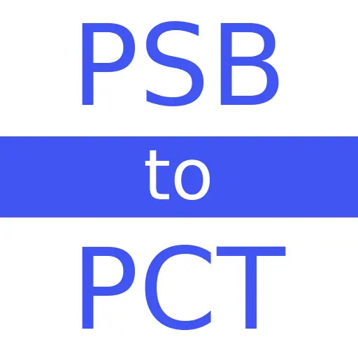 PSB to PCT