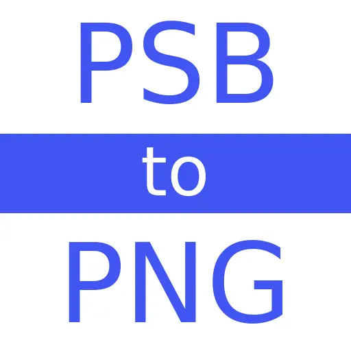 PSB to PNG