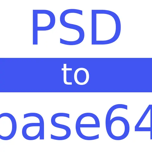 PSD to BASE64