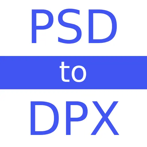 PSD to DPX
