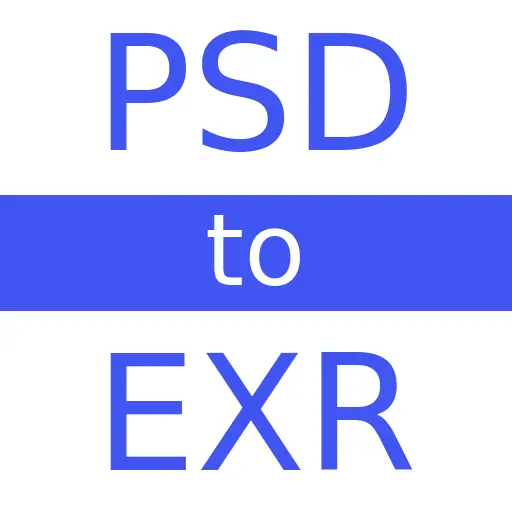 PSD to EXR