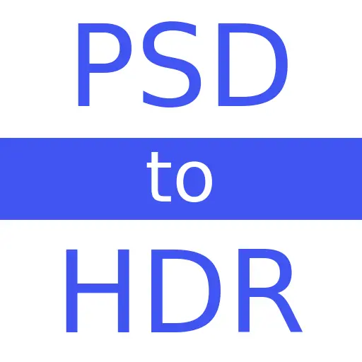 PSD to HDR