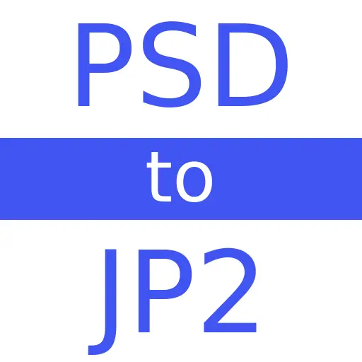 PSD to JP2