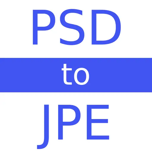 PSD to JPE