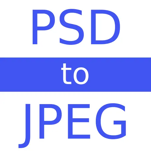 PSD to JPEG