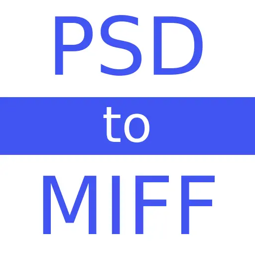 PSD to MIFF
