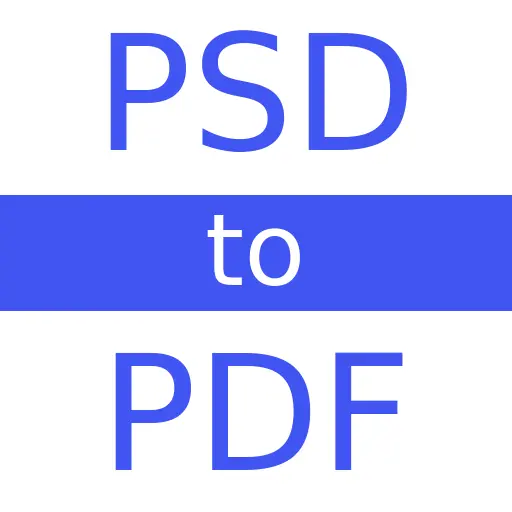 PSD to PDF