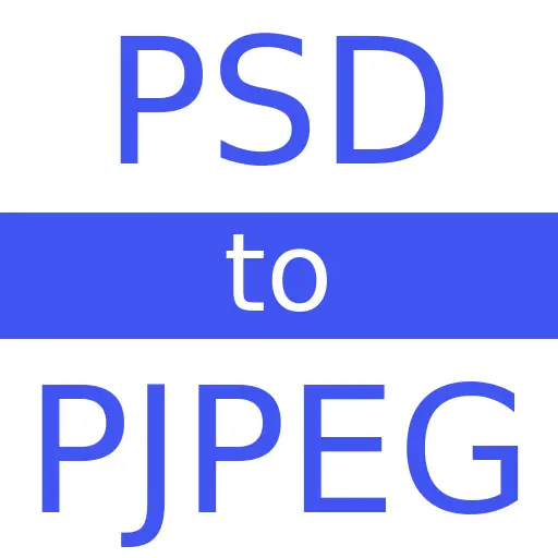 PSD to PJPEG