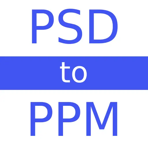 PSD to PPM
