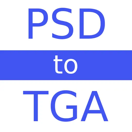 PSD to TGA