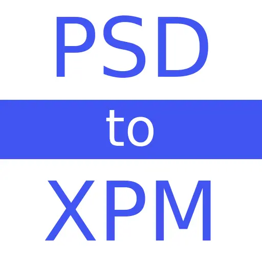 PSD to XPM