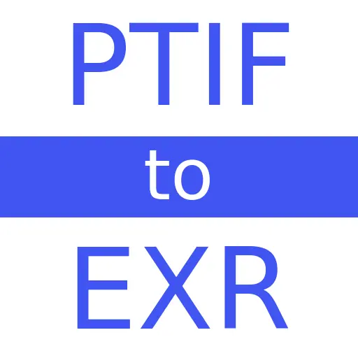 PTIF to EXR