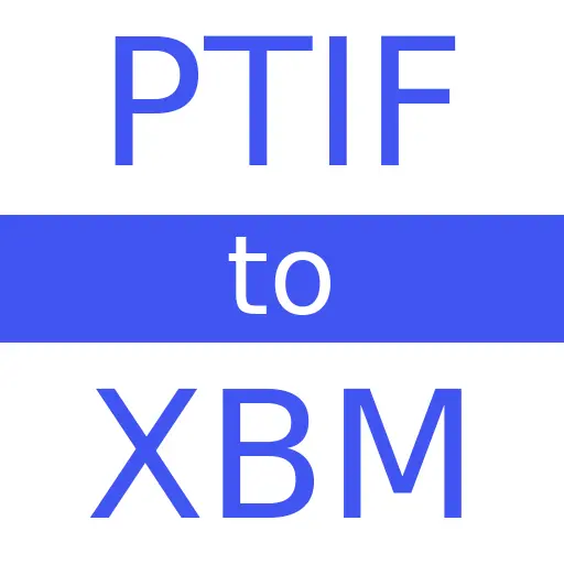 PTIF to XBM