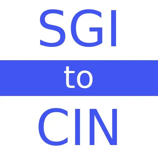 SGI to CIN