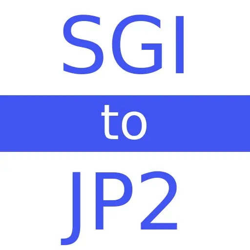 SGI to JP2
