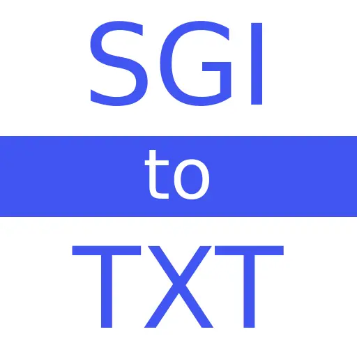 SGI to TXT