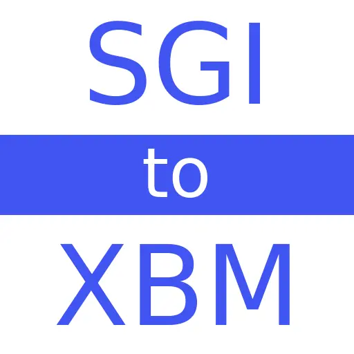 SGI to XBM