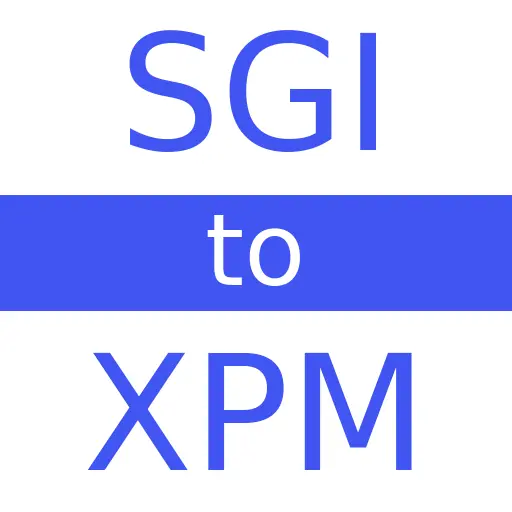 SGI to XPM
