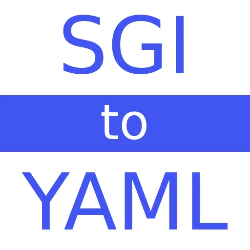 SGI to YAML