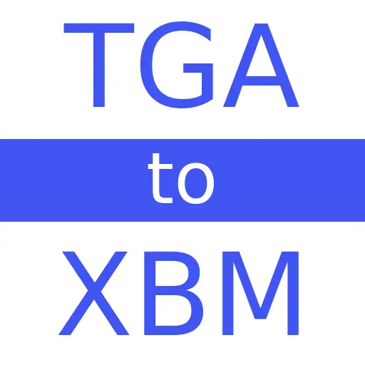 TGA to XBM